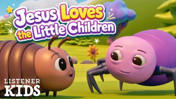 Jesus Loves the Little Children (with lyrics) + Jesus Loves Me + 1 hr of Bible Songs - Kingdom Kids Zone, Sing With Me - Listener Kids