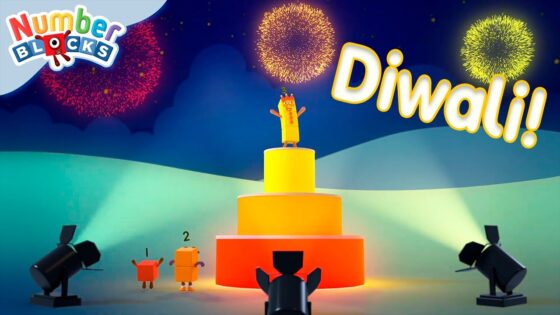 🎆 Fireworks celebration – Happy Diwali 🪔 | Learn to Count for Kids | 12345 | Numberblocks - Kingdom Kids Zone, Little Learners - Numberblocks