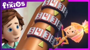 The Combination Lock – The Fixies | Can Simka and Nolik help Tom Thomas crack the code? - Kingdom Kids Zone, Little Learners - The Fixies