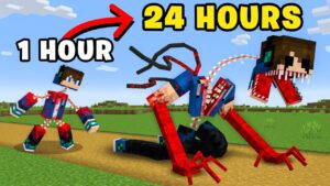 I Trained Like a PARASITE for 24 Hours - Gameplay, Kingdom Kids Zone, Minecraft - EYstreem