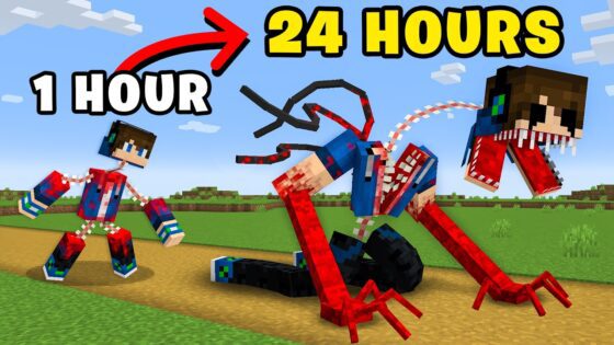 I Trained Like a PARASITE for 24 Hours - Gameplay, Kingdom Kids Zone, Minecraft - EYstreem