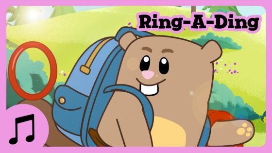 Ring-A-Ding Sing-Along Song ⭕🎵 Luna Chip & Inkie 🌲 Fun Songs for Kids - Kids (0-5), Kingdom Kids Zone - Luna, Chip & Inkie
