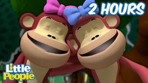 The Kids have Fun in the Jungle | 2 Hours of Preschool Learning | Little People – Fisher Price - Kids TV Series, Kingdom Kids Zone - Little People - Fisher Price