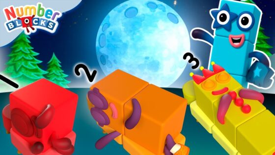 Night Time Numbers – Relaxing Counting ⭐🌙 | Learn to Count for Kids | 12345 | Numberblocks - Kingdom Kids Zone, Little Learners - Numberblocks