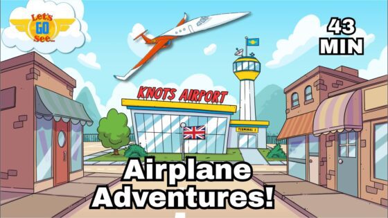Junior Jets Plane Adventures ✈️ Learn & Explore the World | Let’s Go See - Kingdom Kids Zone, Little Learners - Let's Go See