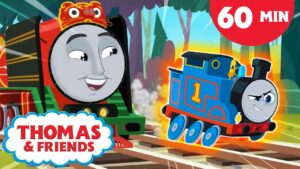 Thomas Races Down the Track! | Thomas & Friends: All Engines Go! | 60+ Minutes - Kids TV Series, Kingdom Kids Zone - Thomas & Friends