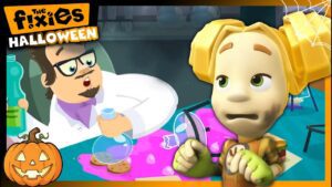 Uh ohโฆThere's been an accident in the laboratory! ๐งช๐ | The Fixies Halloween - Kingdom Kids Zone, Little Learners - The Fixies