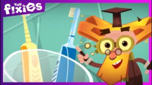 Grandpus explains all about brushing your teeth, and why it's important! 🦷 | Learn with The Fixies - Kingdom Kids Zone, Little Learners - The Fixies