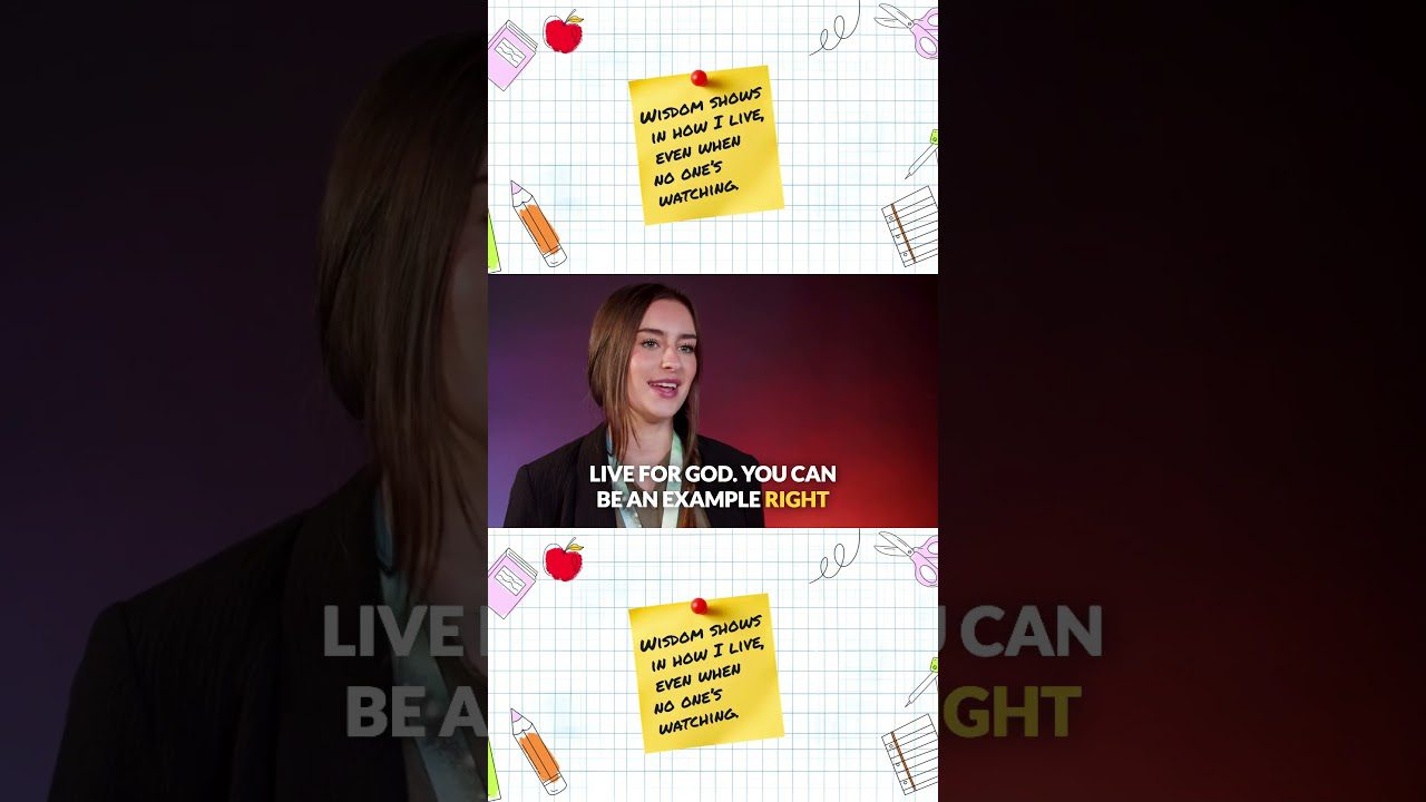 You Can Be an Example Now – Wired for Wisdom Episode 4 - Kingdom Kids Zone, Shorts, Shows - The LKIDS Show