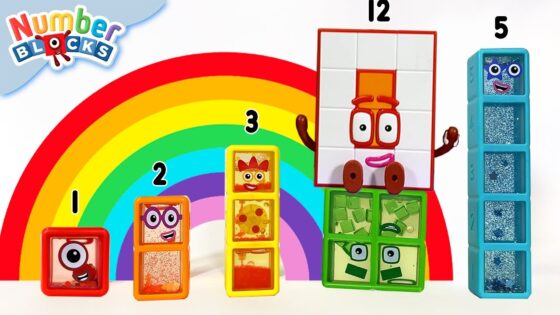 Let's Relax with Numberblock Twelve | Calming Sensory Video for Kids | Learn to Count | Numberblocks - Kingdom Kids Zone, Little Learners - Numberblocks