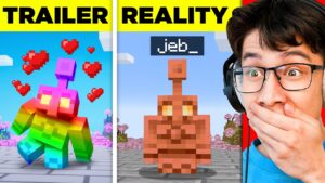 Testing Minecraft Trailer VS Reality - Gameplay, Kingdom Kids Zone, Minecraft - EYstreem