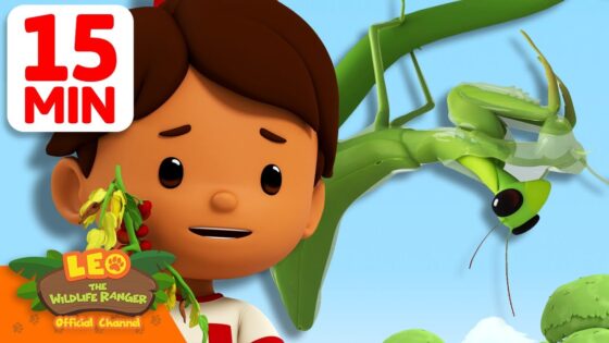 IS THAT A LEAF OR A PRAYING MANTIS? 🙏 | 15 Min | Leo the Wildlife Ranger | Kids Cartoons - Kids TV Series, Kingdom Kids Zone - Leo the Wildlife Ranger - Official Channel