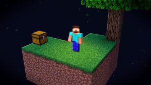 Skyblock with Herobrine was my Worst Nightmare - Gameplay, Kingdom Kids Zone, Minecraft - CringyGull