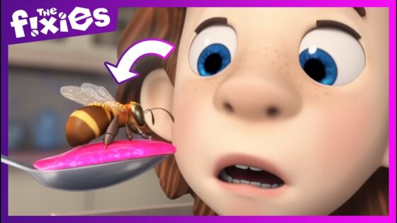 The Bee – The Fixies | Tom Thomas is having some trouble with a bee! 🐝 - Kingdom Kids Zone, Little Learners - The Fixies