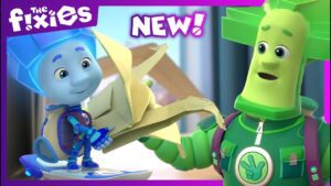 BRAND NEW | Origami – The Fixies | Nolik really wants to make a paper crane, but doesn't know how! - Kingdom Kids Zone, Little Learners - The Fixies