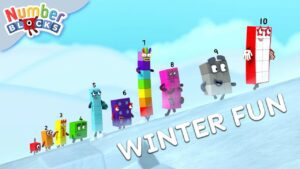 Winter Fun Counting Adventure ⛄ | Learn to Count for Kids | Numberblocks - Kingdom Kids Zone, Little Learners - Numberblocks