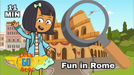 We Solved the Colosseum Mystery in Rome! | Let's Go See - Kingdom Kids Zone, Little Learners - Let's Go See