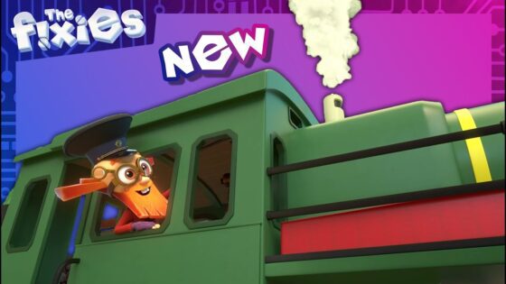 BRAND NEW | The Steam Train – The Fixies | Grandpus gets to live his dream and ride a steam train! - Kingdom Kids Zone, Little Learners - The Fixies