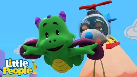 This Dragon Needs Help Learning To Fly | Preschool Learning | Little People – Fisher Price - Kids TV Series, Kingdom Kids Zone - Little People - Fisher Price