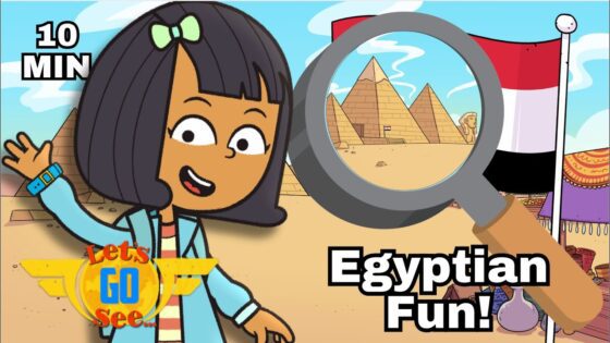 Junior Jets Land In Egypt For A Wild Adventure! | Plane Adventures | Let's Go See - Kingdom Kids Zone, Little Learners - Let's Go See