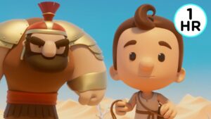 Little David Play On Your Harp (with lyrics) – David and Goliath, plus more Bible songs for kids - Kingdom Kids Zone, Sing With Me - Listener Kids