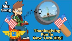 🛫Fly off to THANKSGIVING in NEW YORK CITY 🇺🇸 | Planes for kids ✈️ - Kingdom Kids Zone, Little Learners - Let's Go See