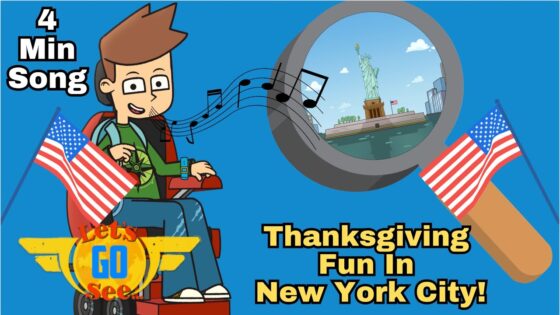 🛫Fly off to THANKSGIVING in NEW YORK CITY 🇺🇸 | Planes for kids ✈️ - Kingdom Kids Zone, Little Learners - Let's Go See