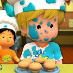 Eddie Makes a Mess in the Kitchen | 2 Hours of Preschool Learning | Little People – Fisher Price - Kids TV Series, Kingdom Kids Zone - Little People - Fisher Price