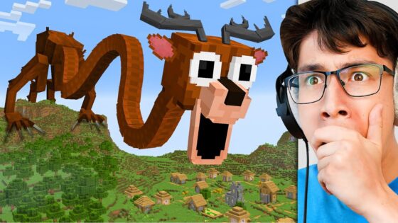 How Long Can Deer Monster Get? - Gameplay, Kingdom Kids Zone, Minecraft - EYstreem