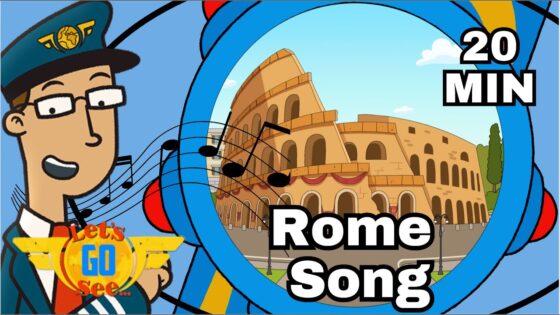 What Makes Rome So Cool to Visit? | sing-along | Let's Go See - Kingdom Kids Zone, Little Learners - Let's Go See