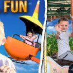 Real-Life Learning at Fall Festival! 🎠 Low-Stimulation Family Fun & Pumpkin Drop | Happy Hubbards - Kingdom Kids Zone, Little Learners - Happy Hubbard’s - Educational Videos for Kids