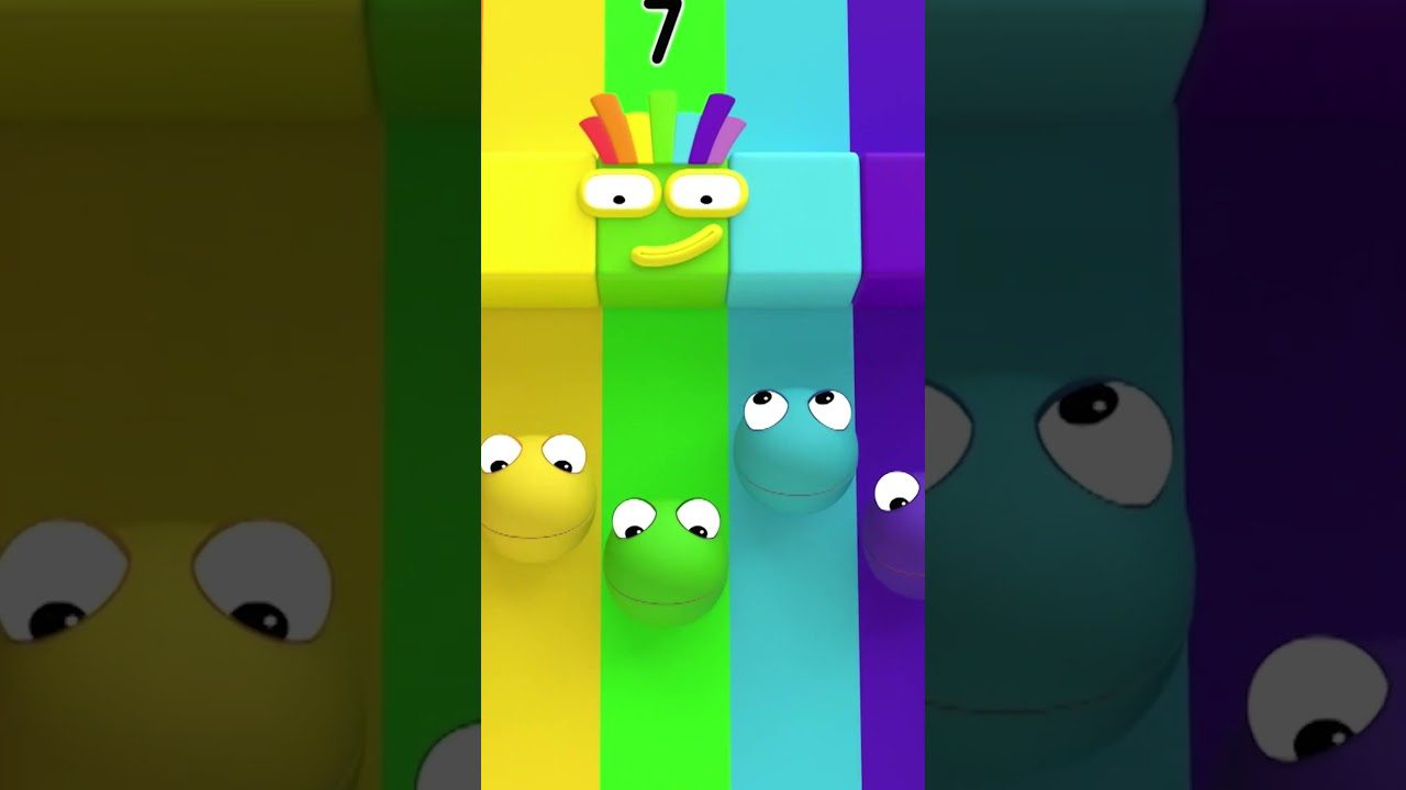 The Ultimate Rainbow Makers 🌈 | Learn to Count for Kids | Numberblocks #shorts - Kingdom Kids Zone, Little Learners, Shorts - Numberblocks