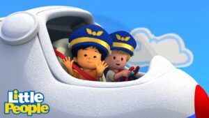 Eddie and Koby Take Flight | 1 Hour of Preschool Learning | Little People – Fisher Price - Kids TV Series, Kingdom Kids Zone - Little People - Fisher Price