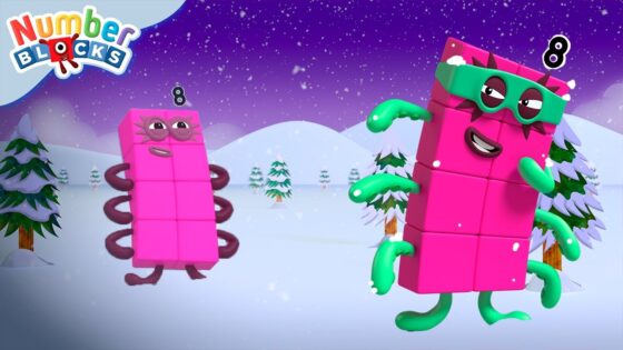 🎄 Octoblock Saves Christmas! – Best Hero Moments 🦸 | Learn to Count for Kids | Numberblocks - Kingdom Kids Zone, Little Learners - Numberblocks