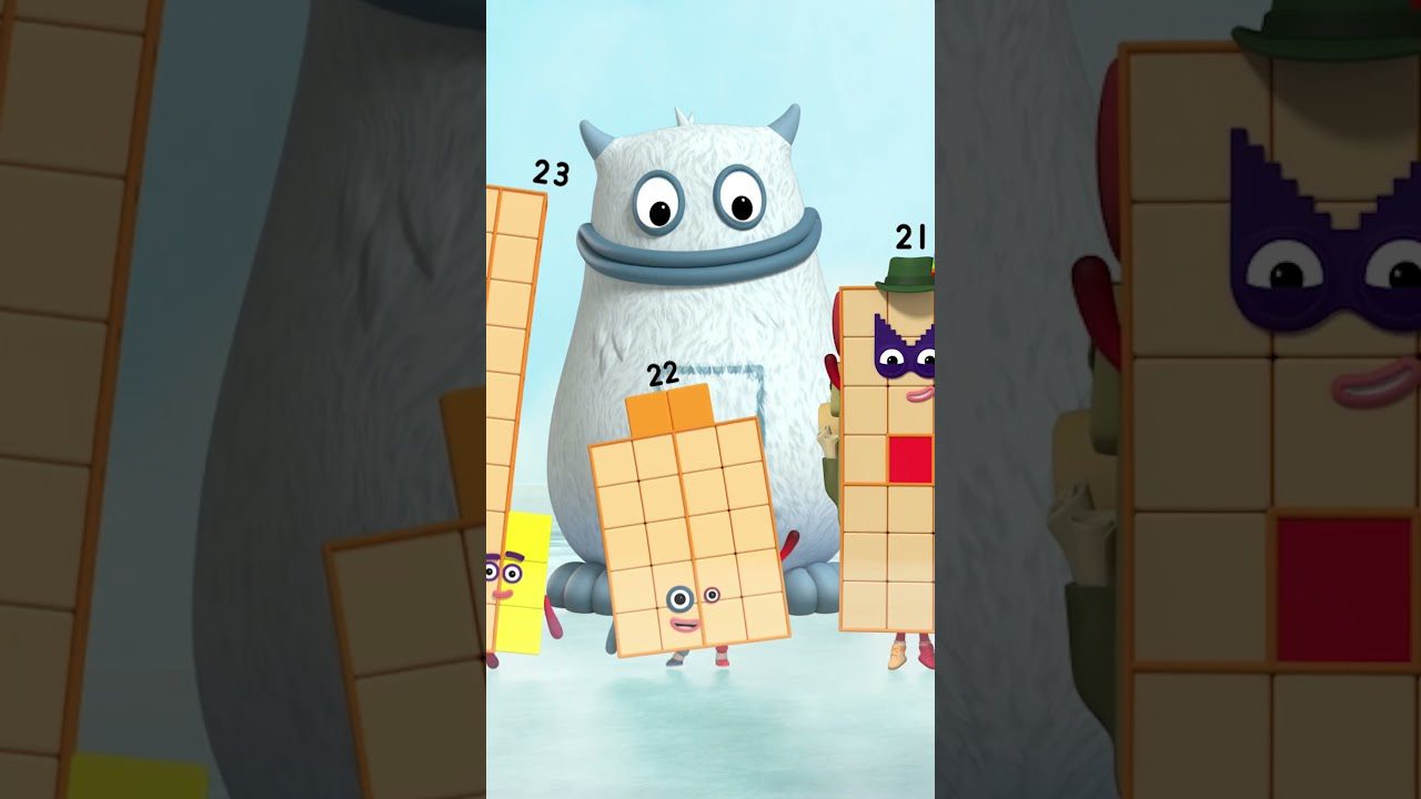 Christmas Countdown – 25 Days! 🎅 | Learn to Count for Kids | Number Cartoon | Numberblocks #shorts - Kingdom Kids Zone, Little Learners, Shorts - Numberblocks