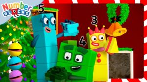 Blockmas Mega Mix! 🎁🎄🎅 | 1 HOUR | Learn to Count for Kids | Number Cartoon | Numberblocks - Kingdom Kids Zone, Little Learners - Numberblocks