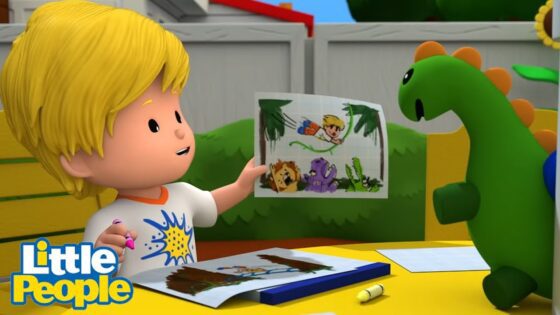Eddie is spending some time alone | 2 Hours of Preschool Learning | Little People – Fisher Price - Kids TV Series, Kingdom Kids Zone - Little People - Fisher Price