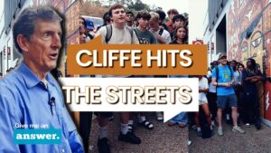 Stuart & Cliffe Knechtle | Cliffe Hits The Streets In Austin, Texas | Give Me An Answer - Q&A Sessions, Truth Seekers - Give Me An Answer with Stuart & Cliffe Knechtle
