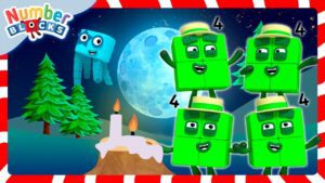 ⭐ Twinkling Lights for Happy Hanukkah 🕯️ | 1 HOUR | Learn to Count | Number Cartoon | Numberblocks - Kingdom Kids Zone, Little Learners - Numberblocks