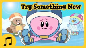 Try Something New Sing-Along Song ⛸️🎵 Luna Chip & Inkie 🌲 Learning Songs for Kids - Kids (0-5), Kingdom Kids Zone - Luna, Chip & Inkie