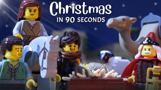 Christmas in 90 Seconds | LEGO Animation - Bible Stories, Kingdom Kids Zone - Go Chatter Studios