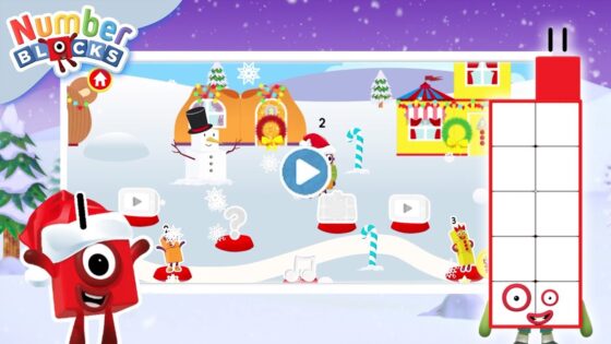 Christmas is here in the Numberblocks World App! | Learn to Count | Numberblocks - Kingdom Kids Zone, Little Learners - Numberblocks