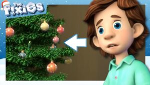 The Christmas tree lights won't work, can The Fixies save Christmas? 🎄 | The Fixies Christmas - Kingdom Kids Zone, Little Learners - The Fixies