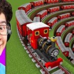 Minecraft Trains if they were looooooooong - Gameplay, Kingdom Kids Zone, Minecraft - EYstreem