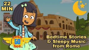 ✨A Magical Night-time Adventure in ROME 🇮🇹 | Bedtime Stories - Kingdom Kids Zone, Little Learners - Let's Go See
