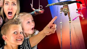 🎪 Front Row at a Real Circus! Wild Tricks, Flips, Acrobatics & More At Venardos Circus 🤯 - Kingdom Kids Zone, Little Learners - Happy Hubbard’s - Educational Videos for Kids