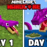 I Survived 100 Days as a SNAKE in Minecraft - Gameplay, Kingdom Kids Zone, Minecraft - EYstreem