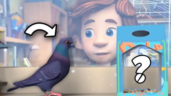 Will this huge pigeon steal the baby birds food? | The Fixies - Kingdom Kids Zone, Little Learners - The Fixies