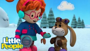 Bunny Got Lost in the Snow! Let's Help Him! | Preschool Learning | Little People Fisher Price - Kids TV Series, Kingdom Kids Zone - Little People - Fisher Price