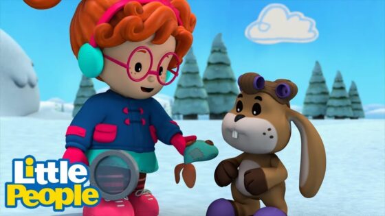 Bunny Got Lost in the Snow! Let's Help Him! | Preschool Learning | Little People Fisher Price - Kids TV Series, Kingdom Kids Zone - Little People - Fisher Price